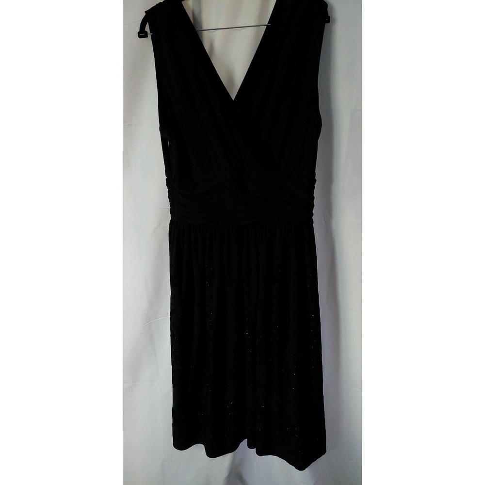 Sandra Darren Black Prom Like Dress Size 16